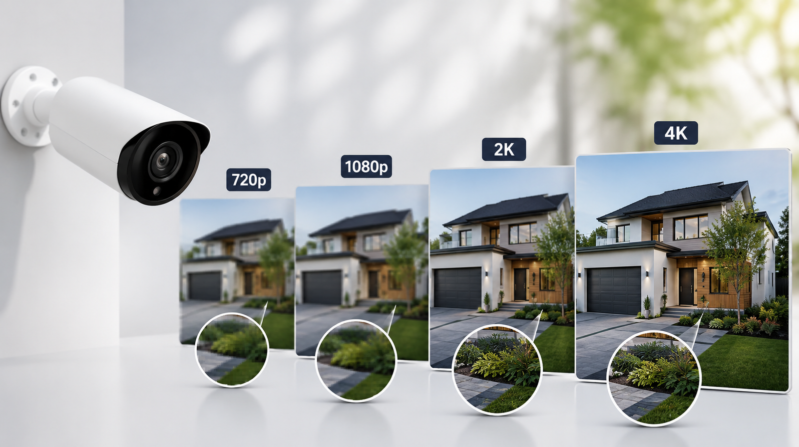 How to Choose the Right Home Security Camera Resolution (720p vs 1080p vs 2K vs 4K)
